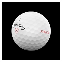 LIMITED - Callaway Supersoft golfové míčky, LOVE