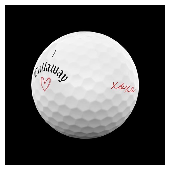 LIMITED - Callaway Supersoft golfové míčky, LOVE