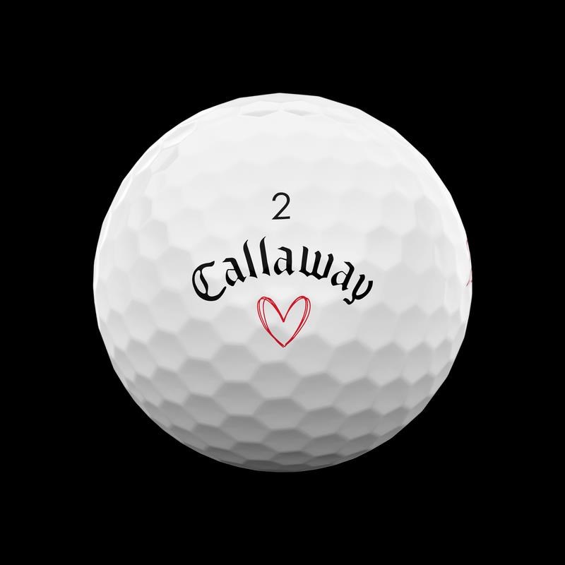 LIMITED - Callaway Supersoft golfové míčky, LOVE