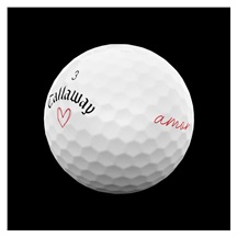 LIMITED - Callaway Supersoft golfové míčky, LOVE
