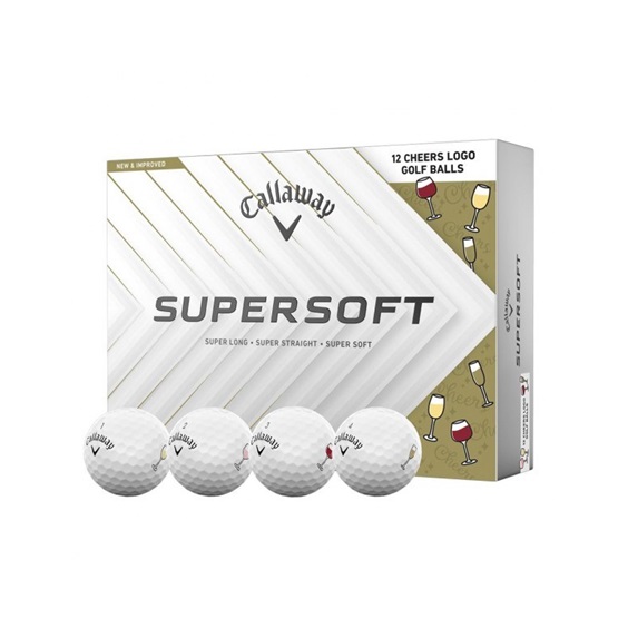 LIMITED - Callaway Supersoft golfové míčky, Cheers