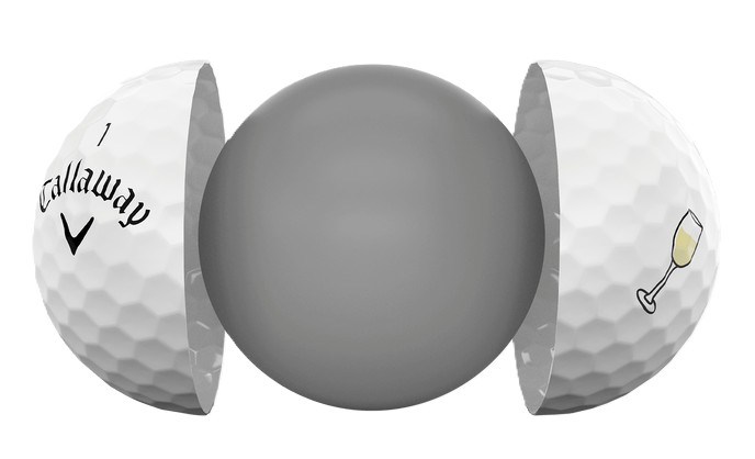 LIMITED - Callaway Supersoft golfové míčky, Cheers