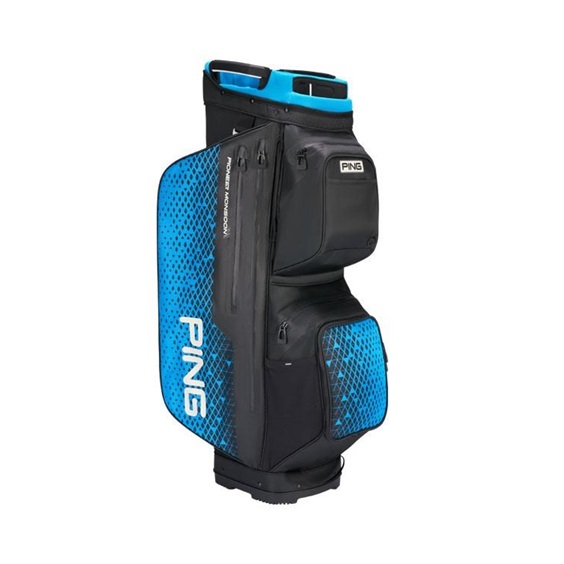 Ping Pioneer Monsoon cart bag, černo/modrý