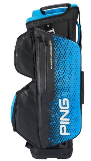 Ping Pioneer Monsoon cart bag, černo/modrý
