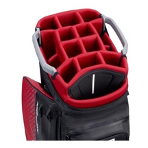 Ping Pioneer Monsoon cart bag, černo/červený