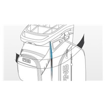 Ping Traverse cart bag, černý