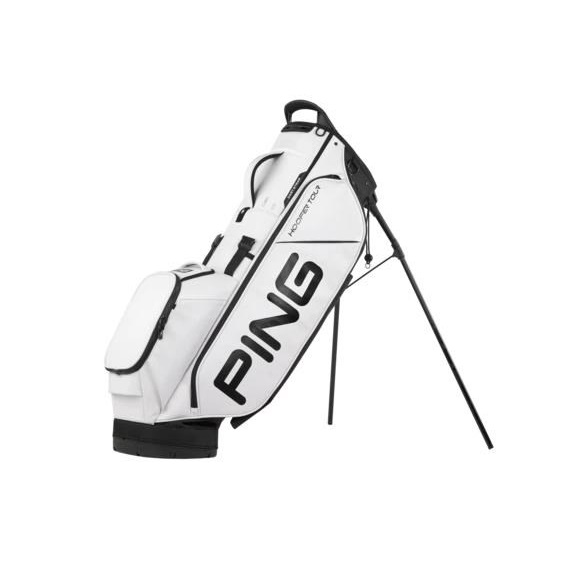 Ping Hoofer Tour stand bag, bílo/černý