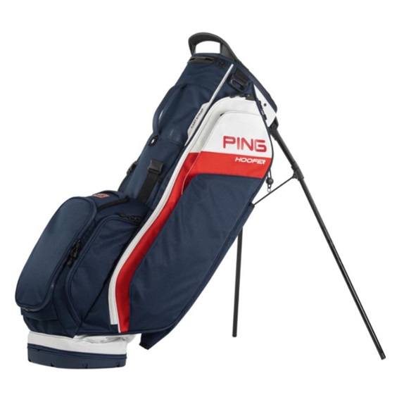 Ping Hoofer stand bag, modro/červeno/bílý