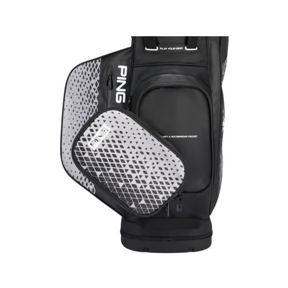 Ping Hoofer Monsoon stand bag, černo/šedý