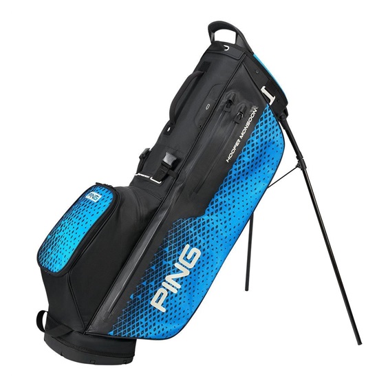 Ping Hoofer Monsoon stand bag, černo/modrý