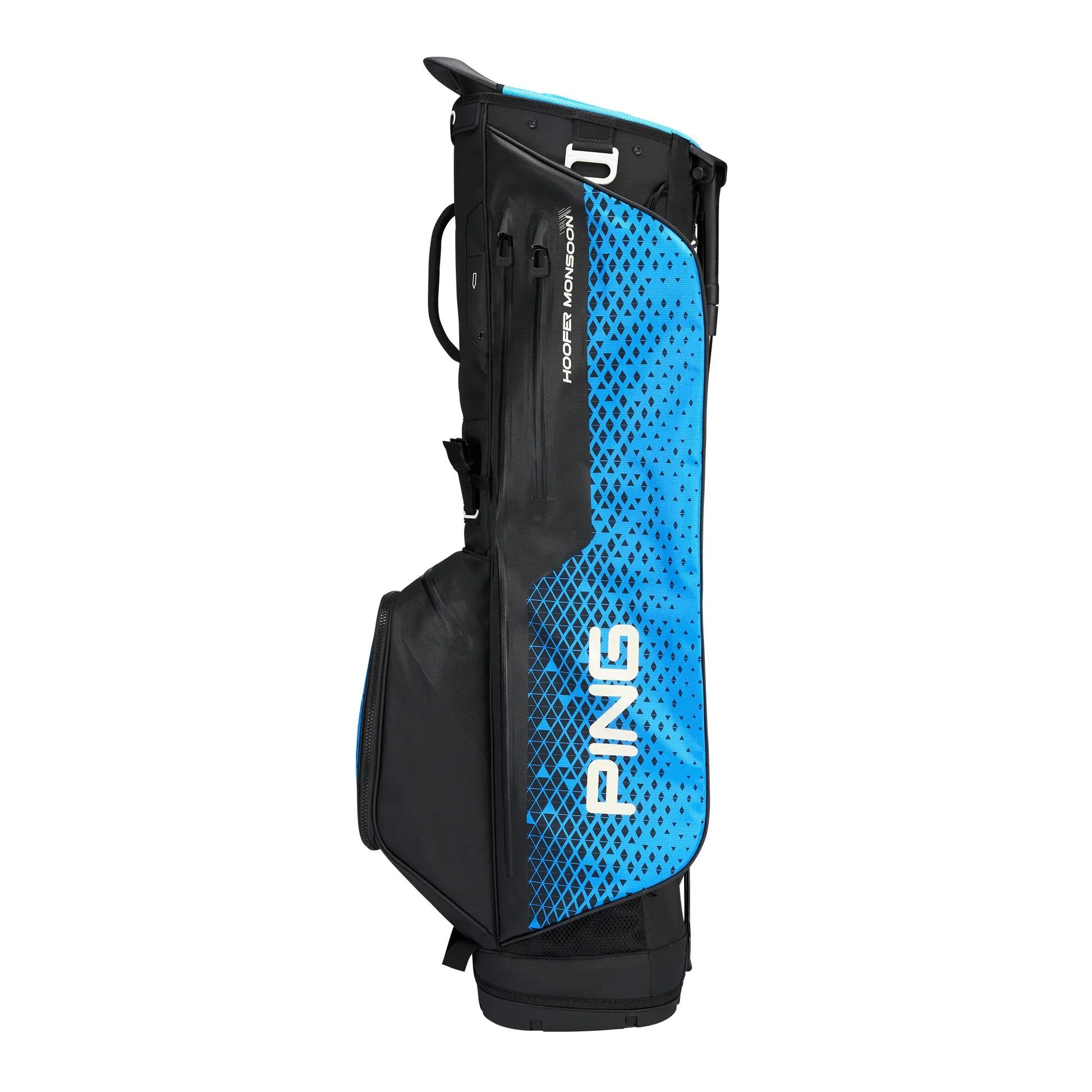 Ping Hoofer Monsoon stand bag, černo/modrý