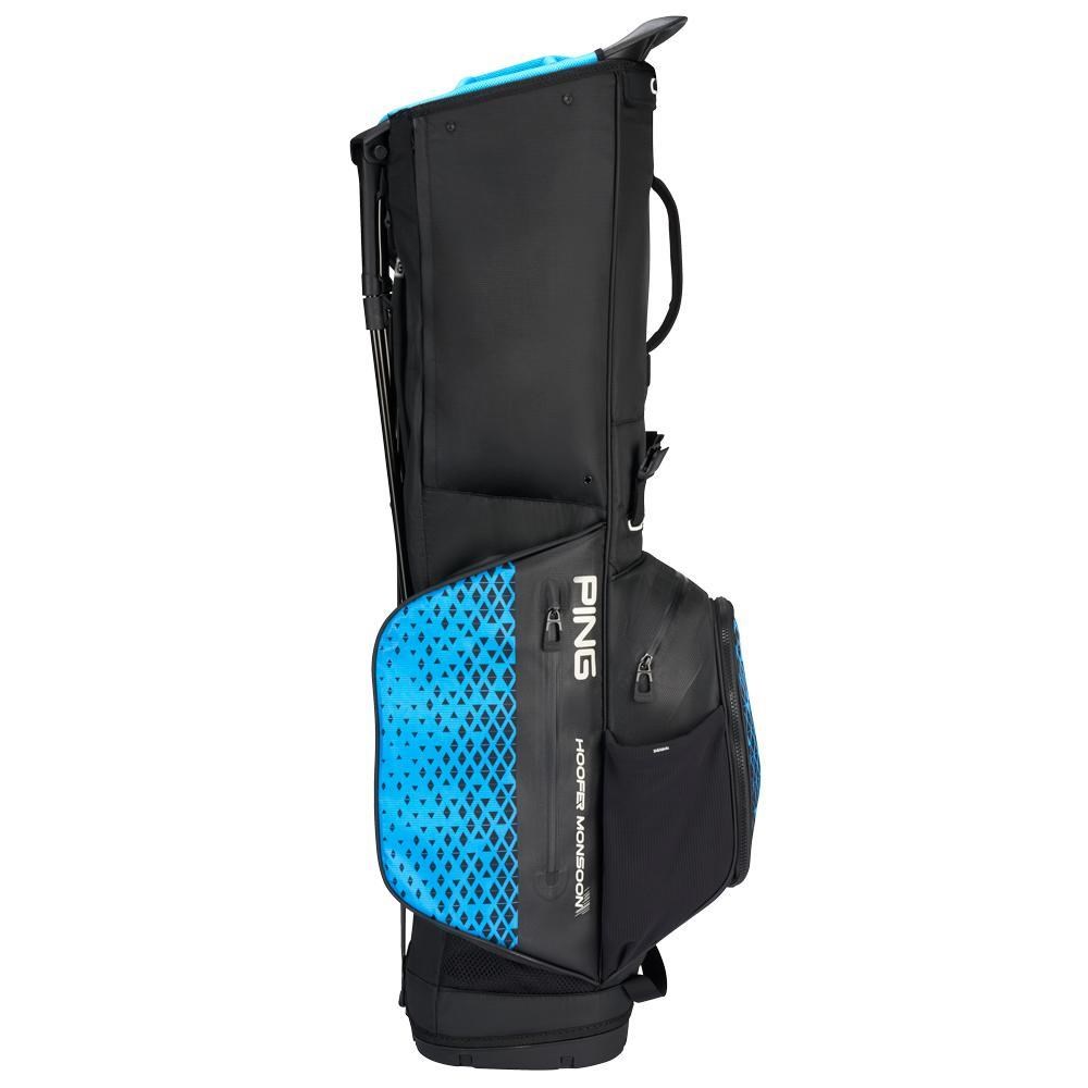 Ping Hoofer Monsoon stand bag, černo/modrý