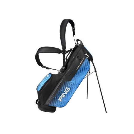 Ping Hoofer Monsoon stand bag, černo/modrý