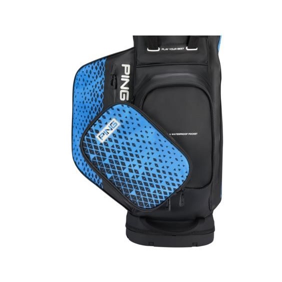 Ping Hoofer Monsoon stand bag, černo/modrý