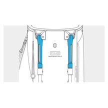 Ping Hoofer Monsoon stand bag, černo/modrý