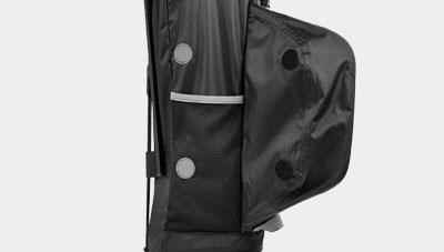 Ping Hoofer Monsoon stand bag, černo/modrý