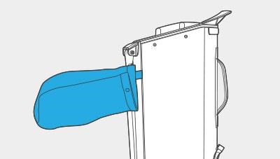 Ping Hoofer Monsoon stand bag, černo/modrý