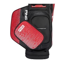 Ping Hoofer Monsoon stand bag, černo/červený