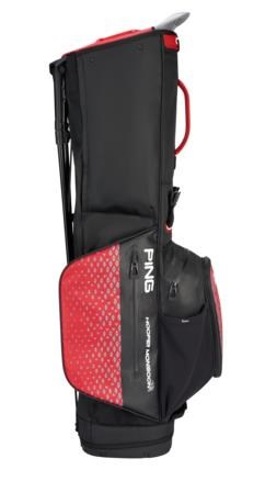 Ping Hoofer Monsoon stand bag, černo/červený