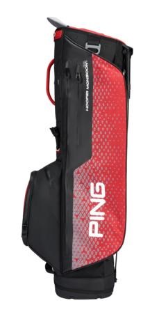 Ping Hoofer Monsoon stand bag, černo/červený