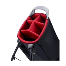 Ping Hoofer Monsoon stand bag, černo/červený