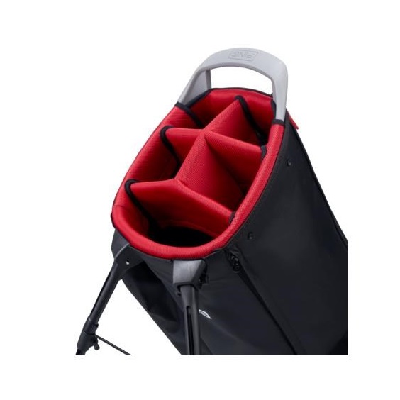 Ping Hoofer Monsoon stand bag, černo/červený