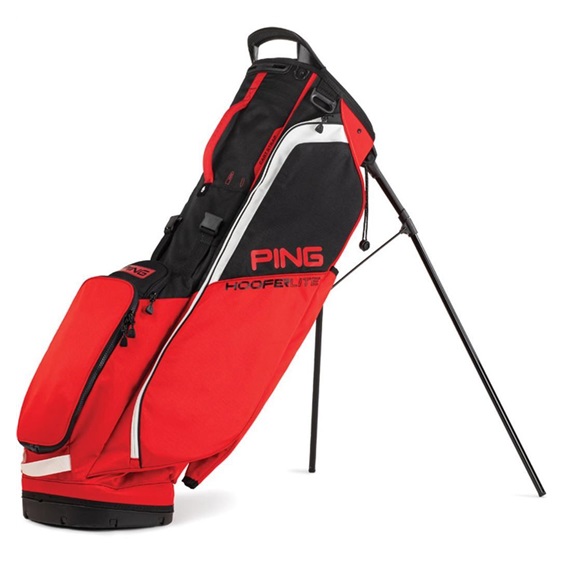 Ping Hoofer Lite stand bag, červeno/černý