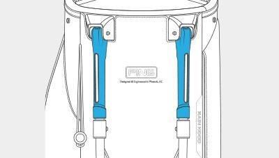 Ping Hoofer Lite stand bag, červeno/černý