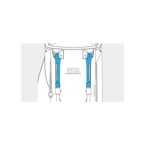 Ping Hoofer Lite stand bag, červeno/černý