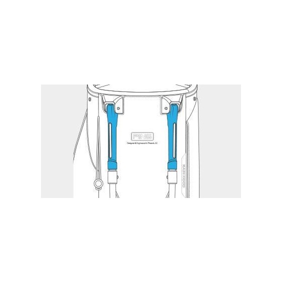 Ping Hoofer Lite stand bag, modro/černý