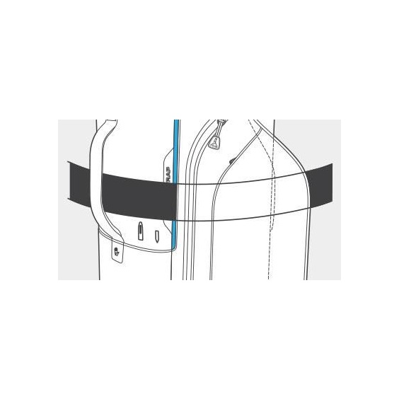 Ping Hoofer Lite stand bag, modro/černý