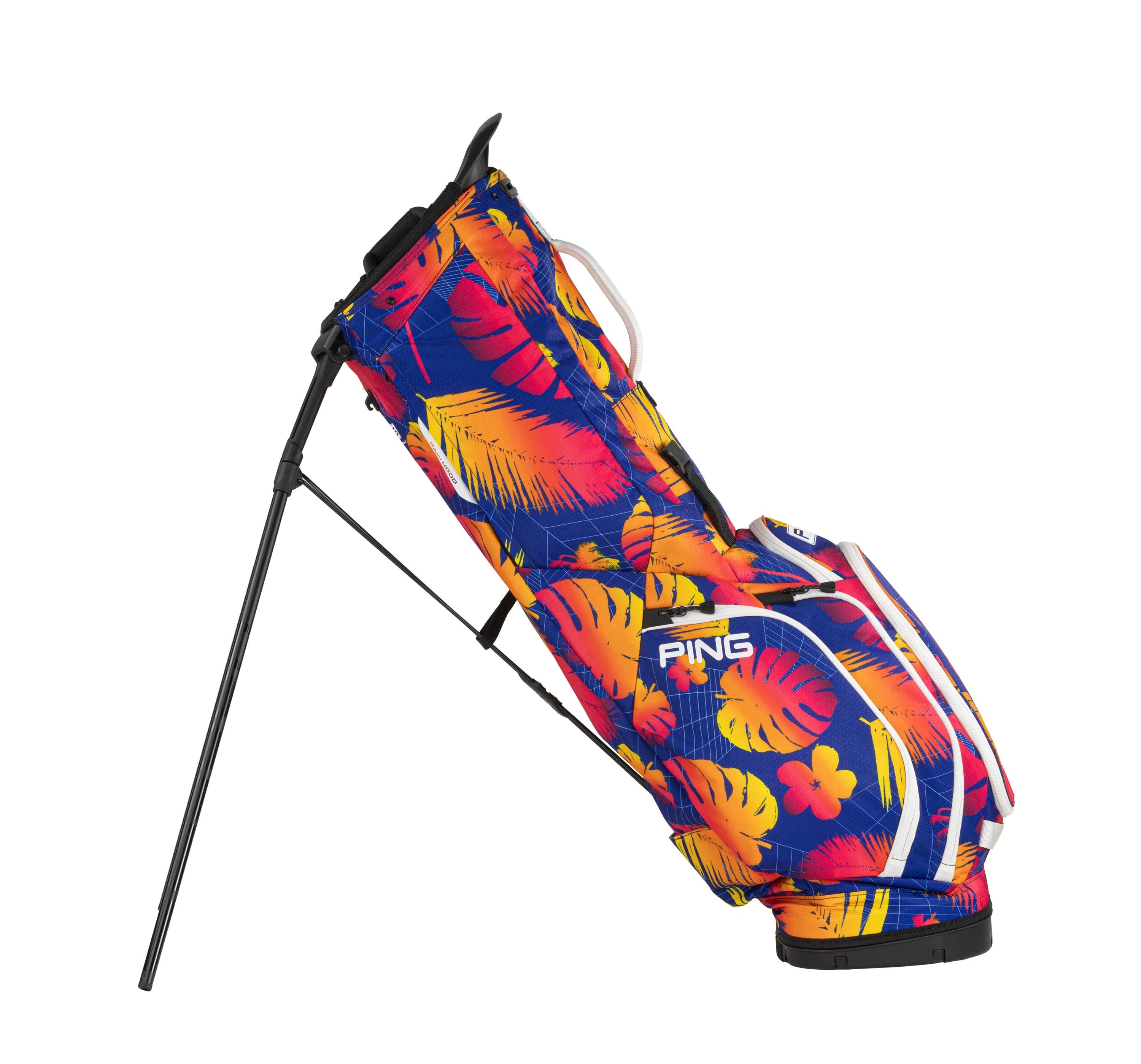 Limited Edition - Ping Hoofer Lite stand bag, electric sunset