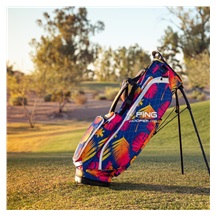 Limited Edition - Ping Hoofer Lite stand bag, electric sunset