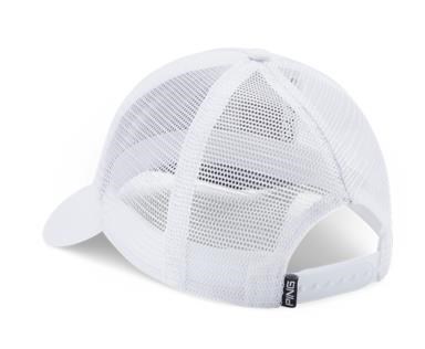 Ping Diamond Trucker pánská golfová čepice, bílá