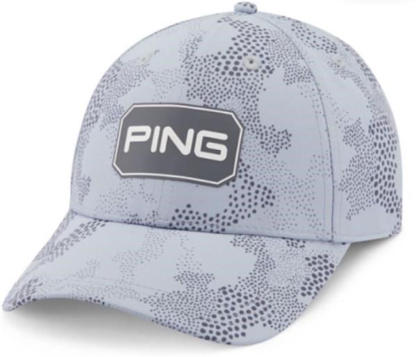 Ping Textured Camo pánská golfová čepice, silver multi