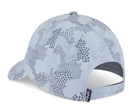 Ping Textured Camo pánská golfová čepice, silver multi