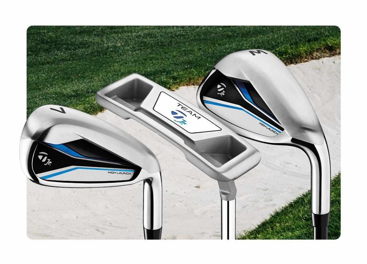 TaylorMade Team S2 6PC dětský golfový set, 120-135cm, levý