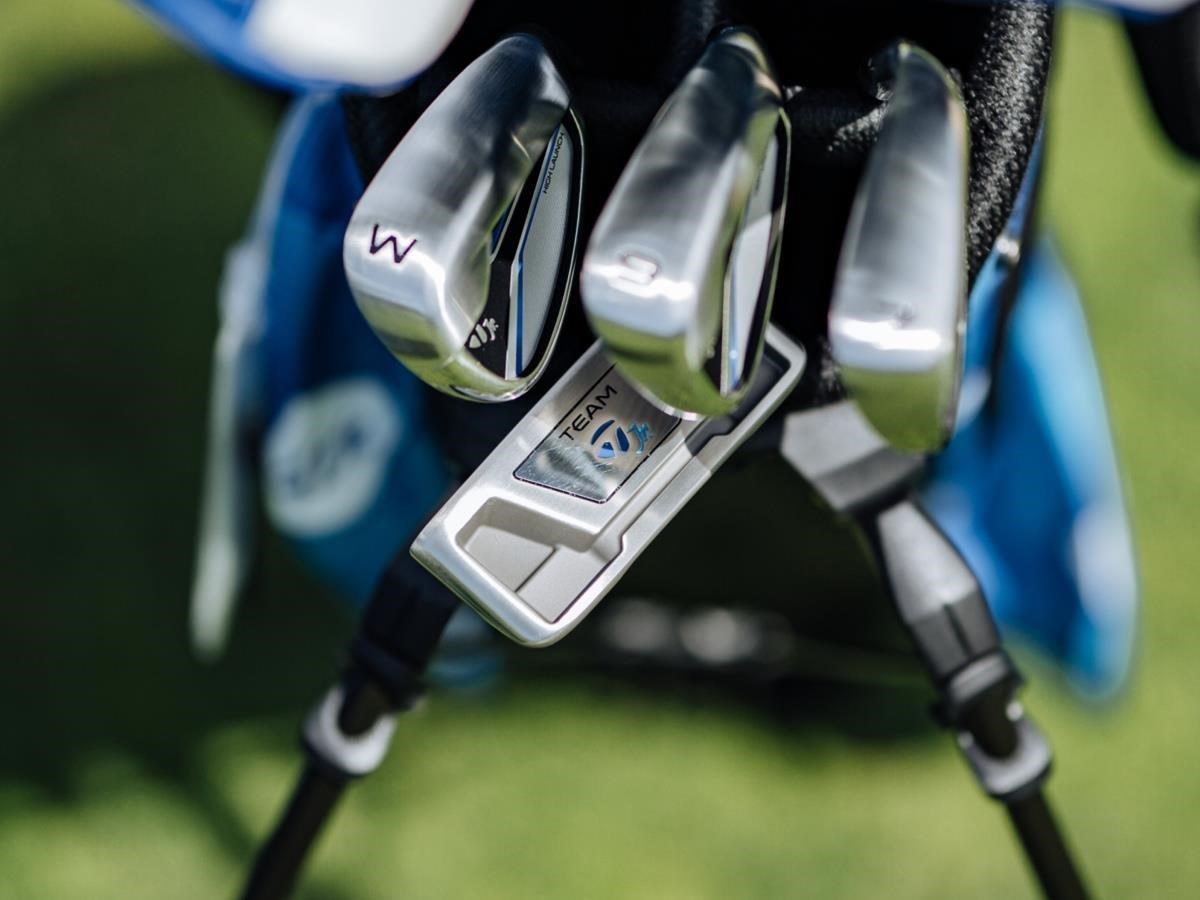 TaylorMade Team S2 6PC dětský golfový set, 120-135cm, levý