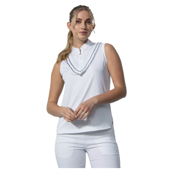 Daily Sports ISTRES Sleeveless dámské polo, bílé