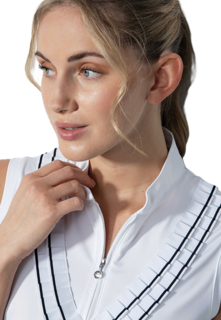Daily Sports ISTRES Sleeveless dámské polo, bílé