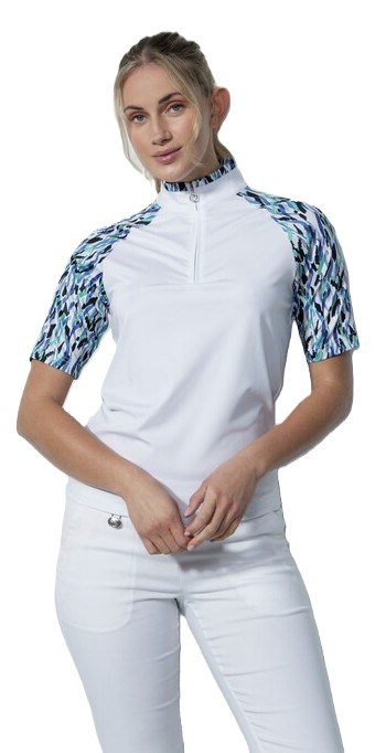 Daily Sports NOVARA half neck dámské polo, bílé