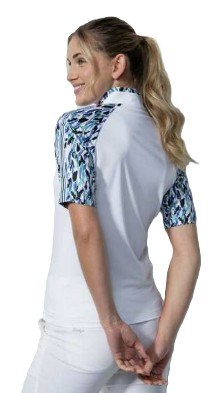 Daily Sports NOVARA half neck dámské polo, bílé