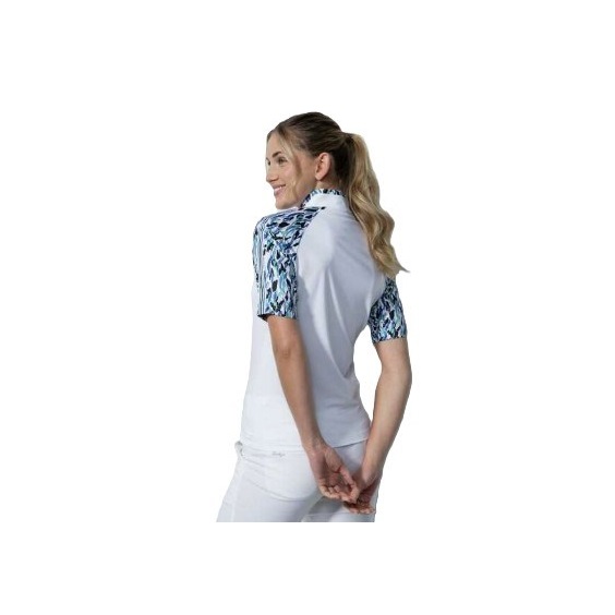 Daily Sports NOVARA half neck dámské polo, bílé