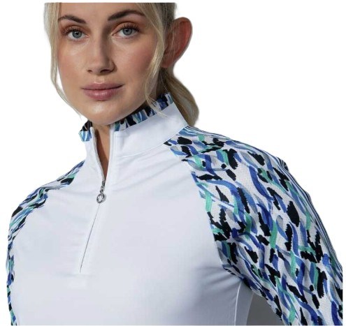 Daily Sports NOVARA half neck dámské polo, bílé