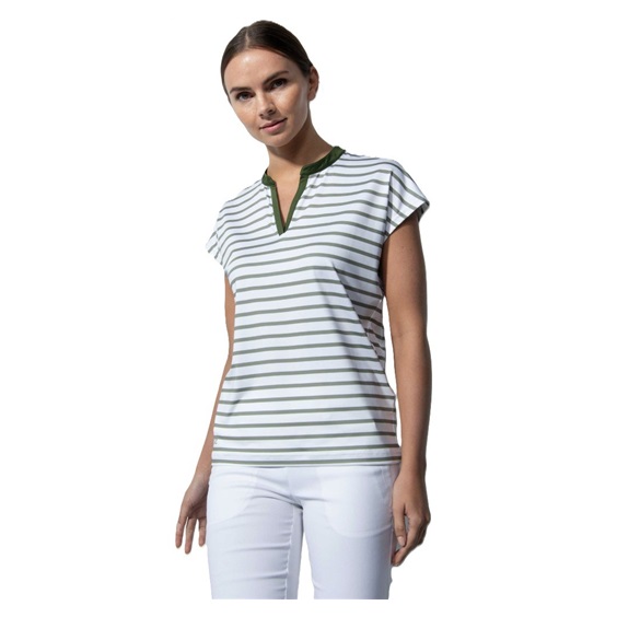 Daily Sports ITAMI short sleeved dámské polo, bílo/zelené