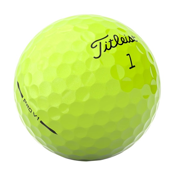 Titleist Pro V1 golfové míčky, žluté