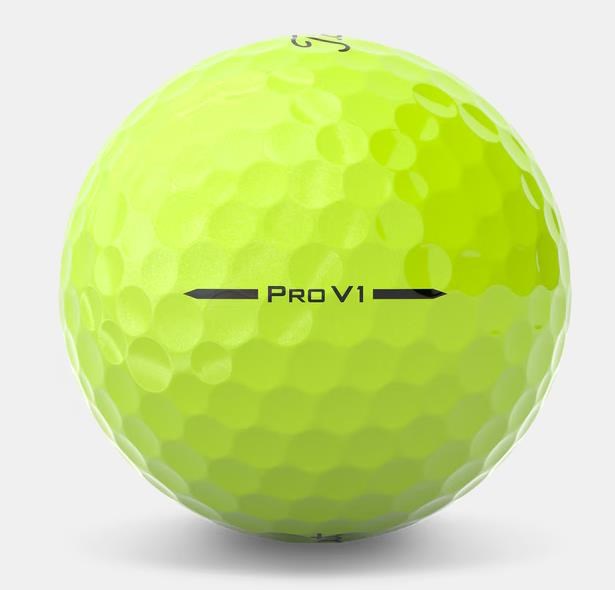 Titleist Pro V1 golfové míčky, žluté