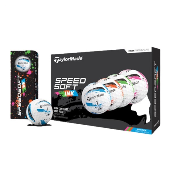 TaylorMade SpeedSoft Ink golfové míčky, multi-pack