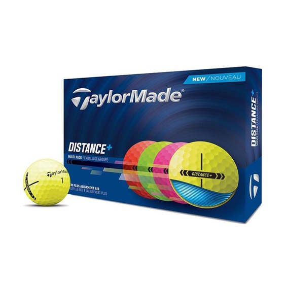 TaylorMade Distance+ golfové míčky, multi pack