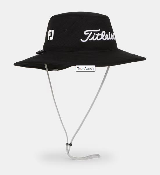 Titleist Tour Aussie pánský klobouk, černý